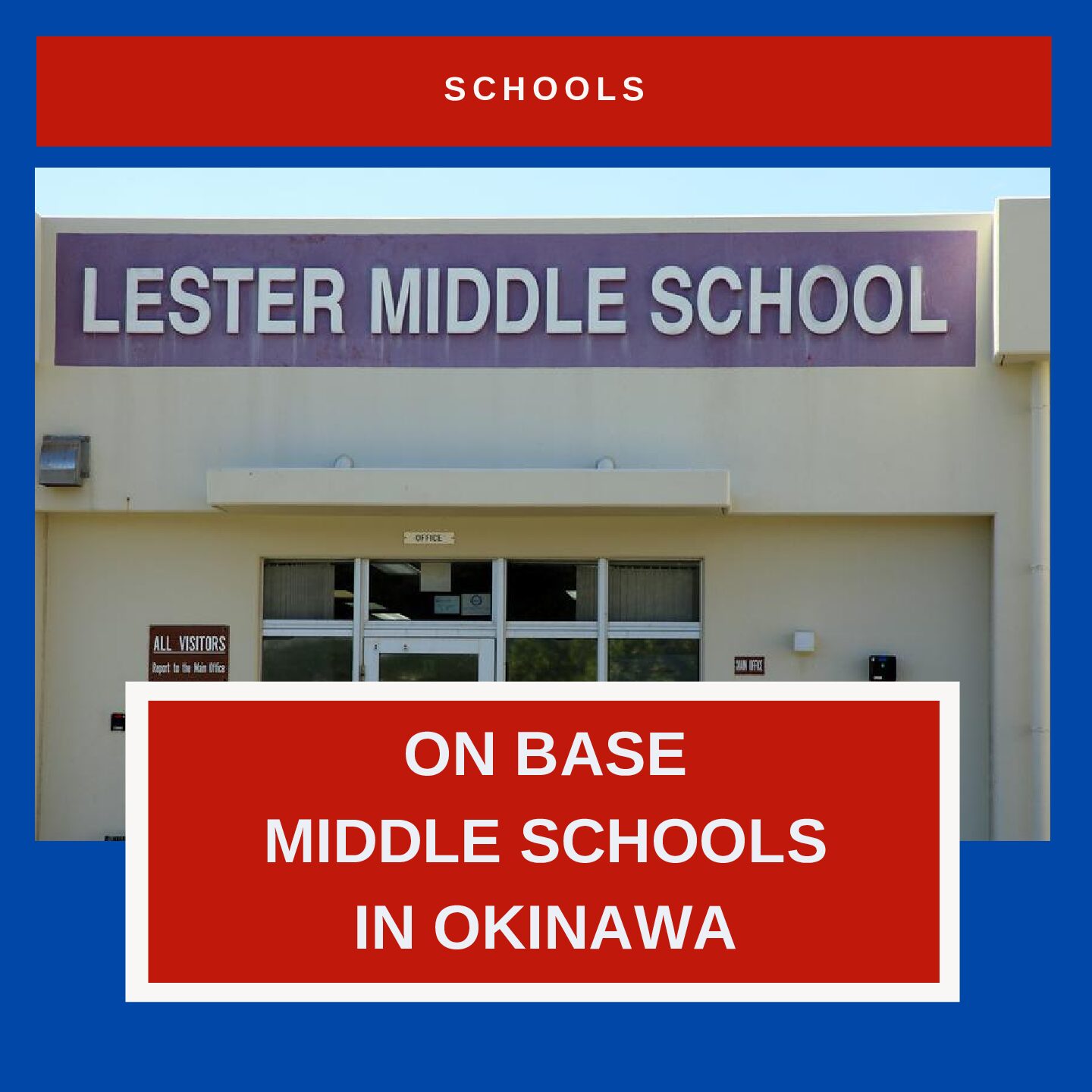 Exploring Middle Schools on Base in Okinawa for Military Families