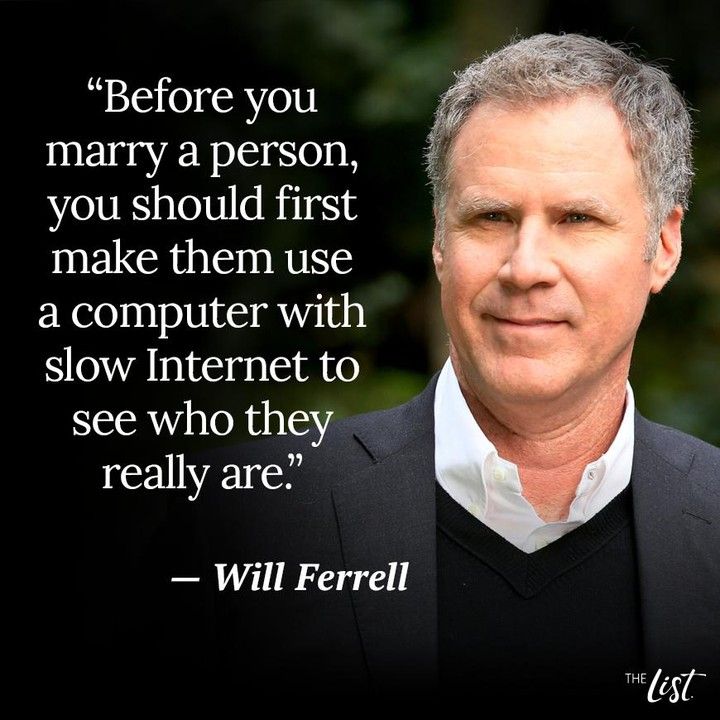 Fastest Internet in Okinawa PCS Okinawa
Will Farrell quote